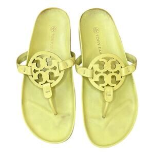 Tory Burch Miller Cloud Lug Sole Sandal in Zesty Lime/Sea Bubble slip on summer